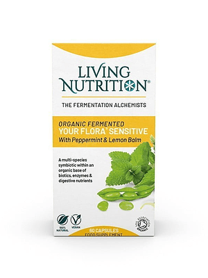 Your Flora Sensitive (Hortelã E Erva Cidreira) Bio 60 Cápsulas Living Nutrition