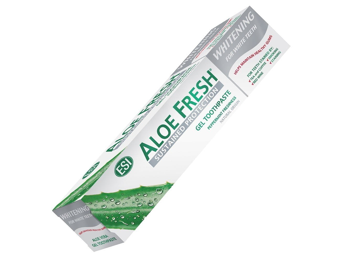 Pasta Dentífrica Aloe Fresh Branqueadora 100 Ml ESI 1