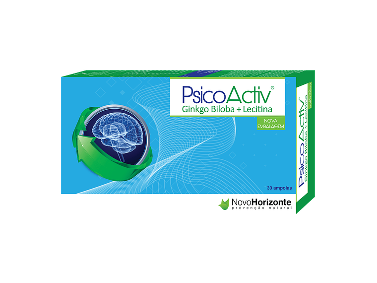 Psico Activ + Ginkgo Biloba 30 Ampolas Novo Horizonte 1