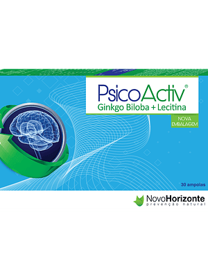 Psico Activ + Ginkgo Biloba 30 Ampolas Novo Horizonte