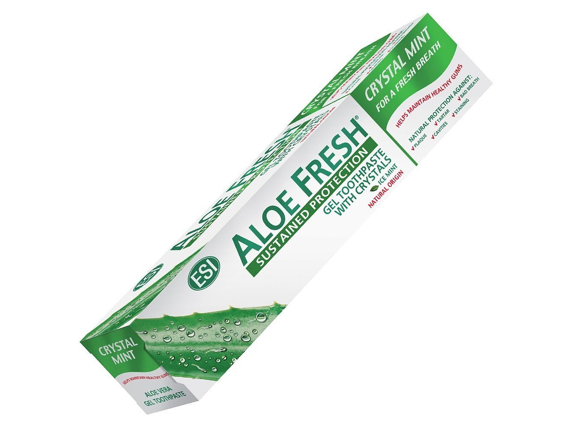 Pasta Dentífrica Aloe Fresh Crystal Mint 100 Ml ESI 1