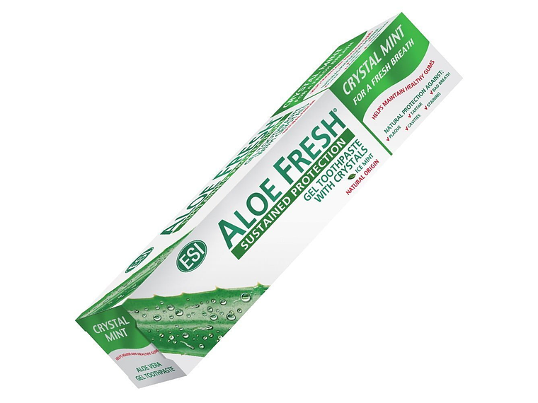 Pasta Dentífrica Aloe Fresh Crystal Mint 100 Ml ESI 1