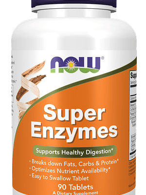 Super Enzymes 90 Comprimidos Now