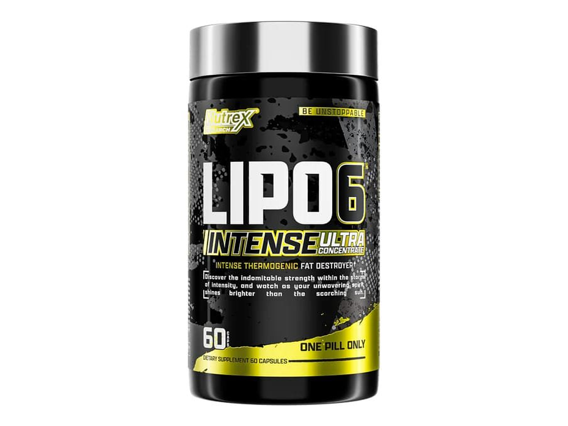 Lipo 6 Intense 60 Cápsulas Nutrex 1