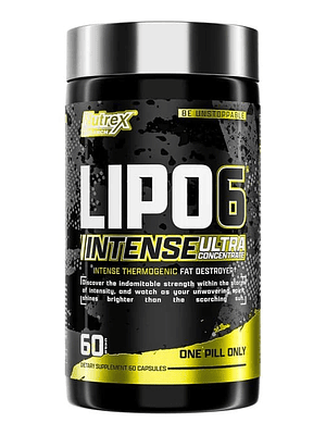 Lipo 6 Intense 60 Cápsulas Nutrex