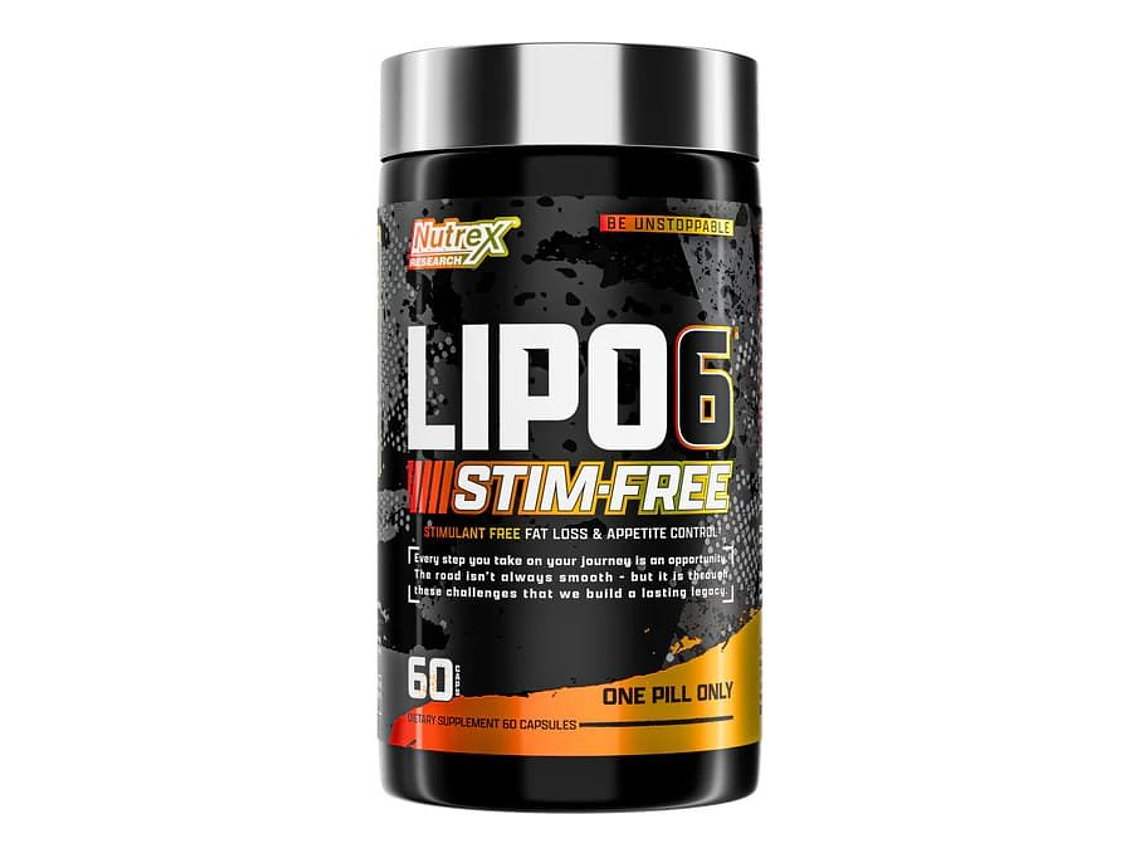 Lipo 6 Stim Free 60 Cápsulas Nutrex 1