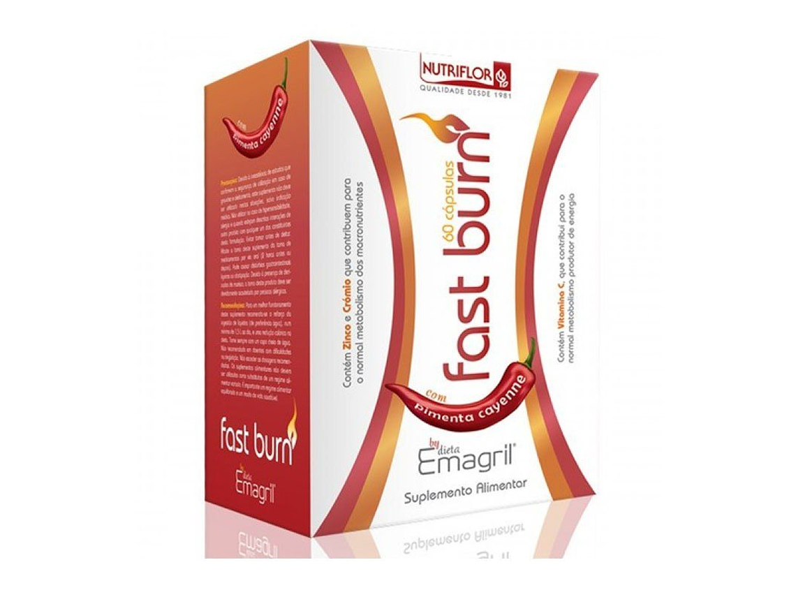 Emagril - Fast Burn 60 Cápsulas Nutriflor 1