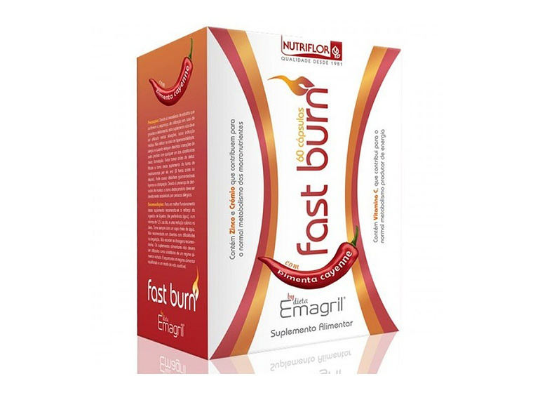 Emagril - Fast Burn 60 Cápsulas Nutriflor 1