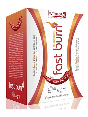 Emagril - Fast Burn 60 Cápsulas Nutriflor