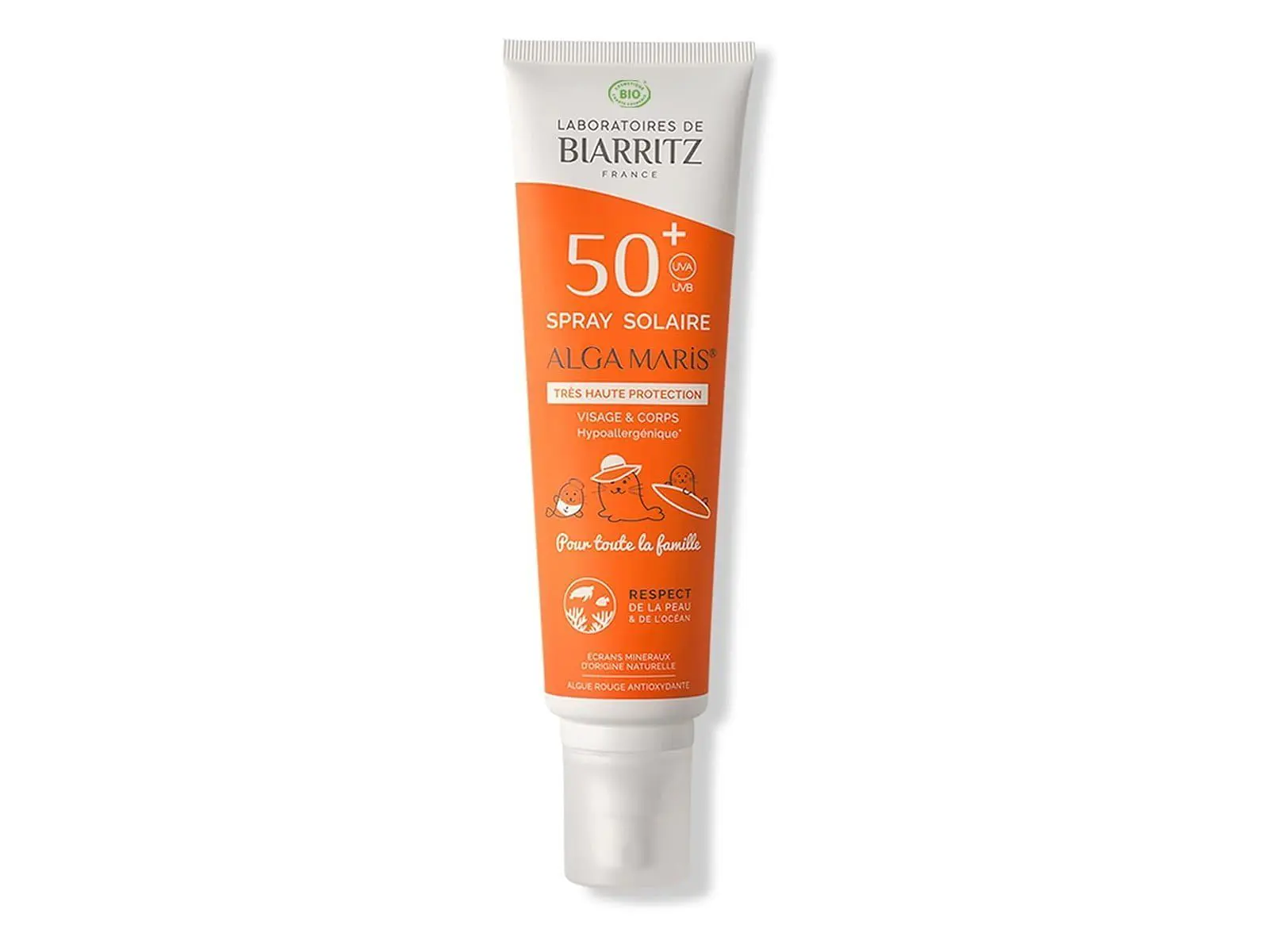 Protetor Solar Bio Família Spf50 + Spray 150 Ml. Laboratoires de Biarritz 1