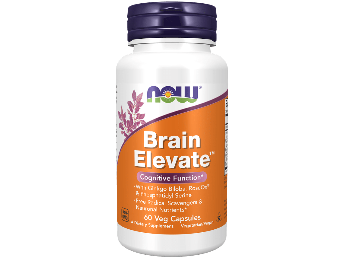 Brain Elevate 60 Cápsulas Now 1