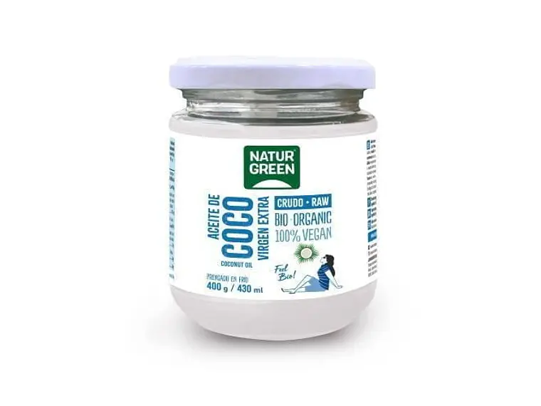 Óleo de Coco Virgem Bio 400G Naturgreen 1
