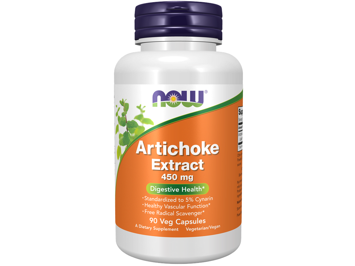 Artichoke Extract 450 mg 90 Cápsulas Now 1