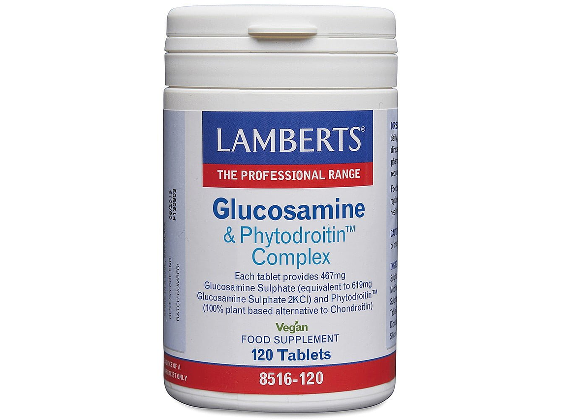 Glucosamine e Phytodroitin Complex 120 Comprimidos Lamberts 1