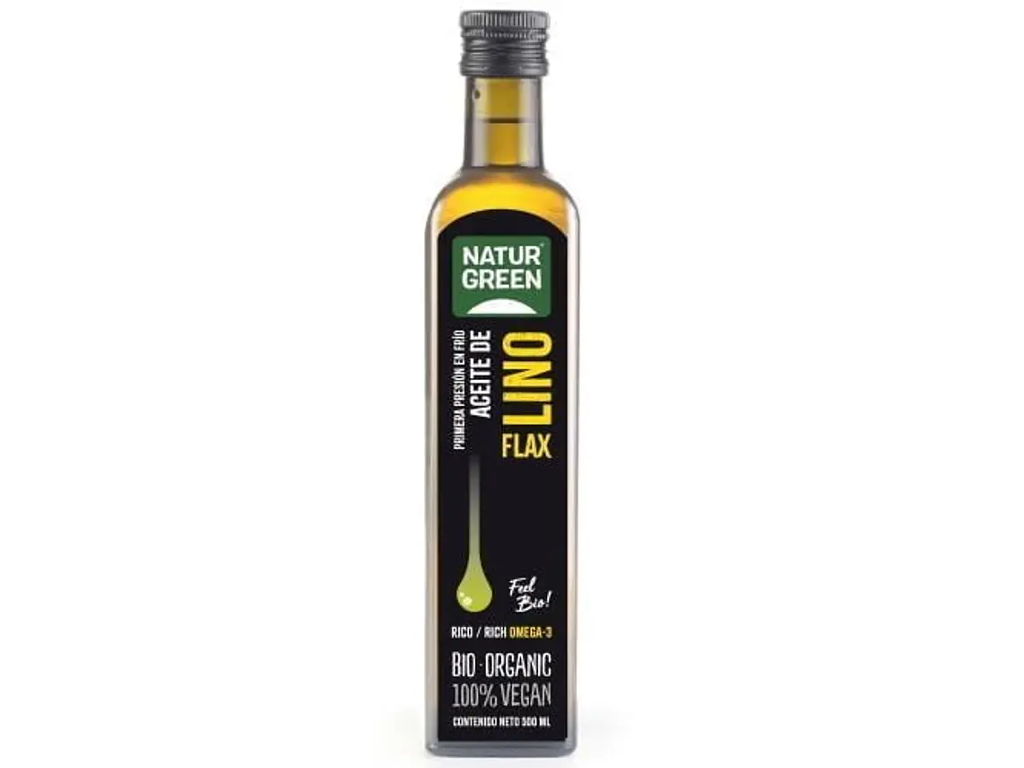 Óleo de Linhaça Bio 500 ml Naturgreen 1