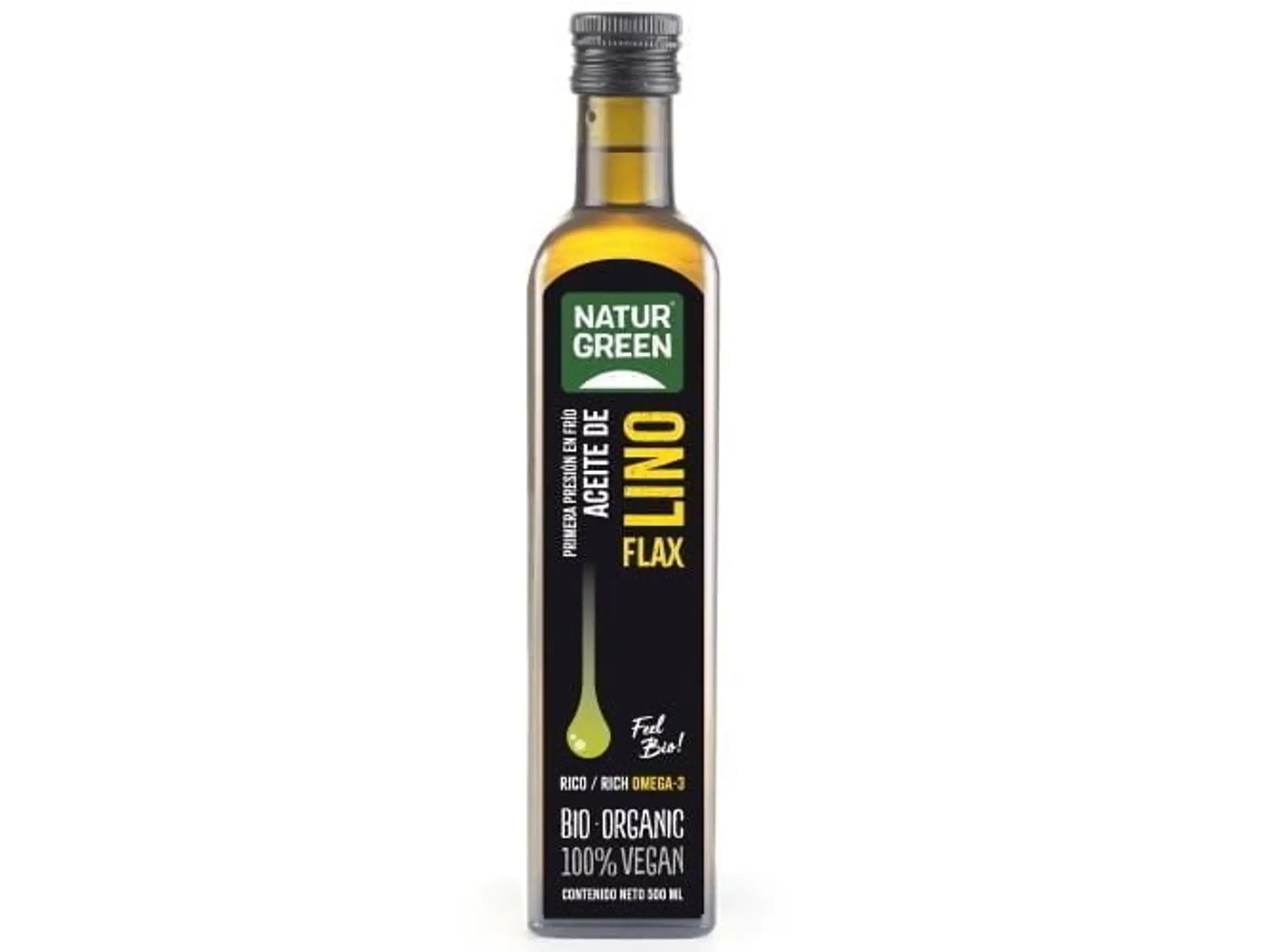 Óleo de Linhaça Bio 500 ml Naturgreen 1