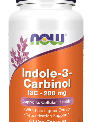 Indole-3-Carbinol (I3C) 200 Mg 60 Cápsulas Now