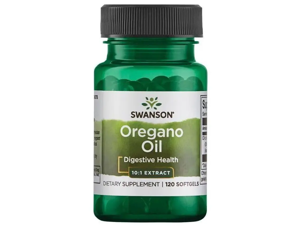 Oregano Oil 10:1 Extract 120 Softgels Swanson 1