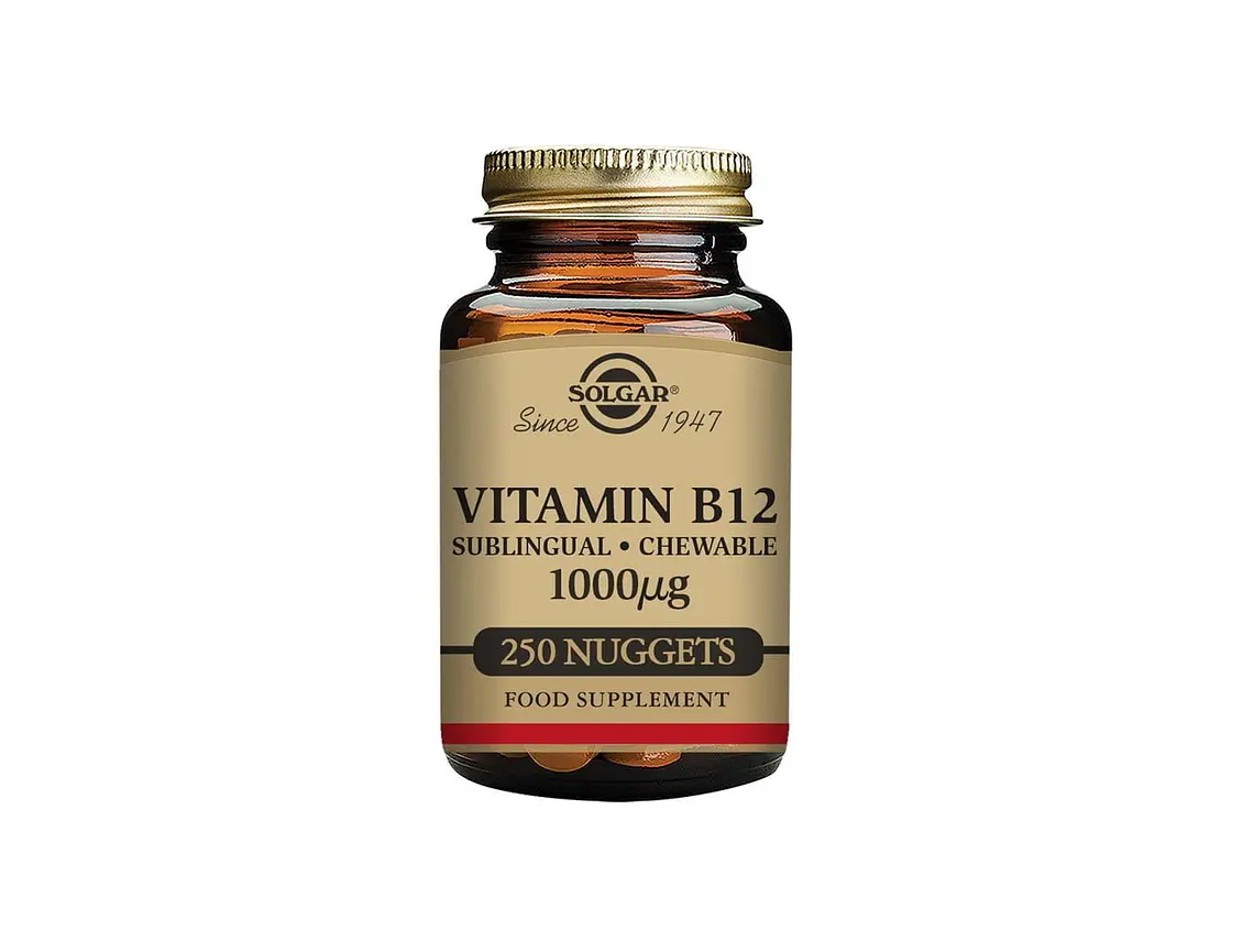 Vitamina B12 1000 µg 250 Comprimidos Solgar 1