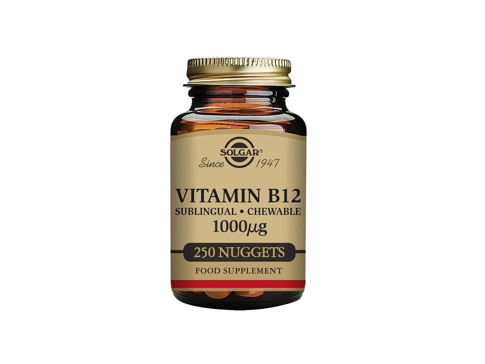 Vitamina B12 1000 µg 250 Comprimidos Solgar 1