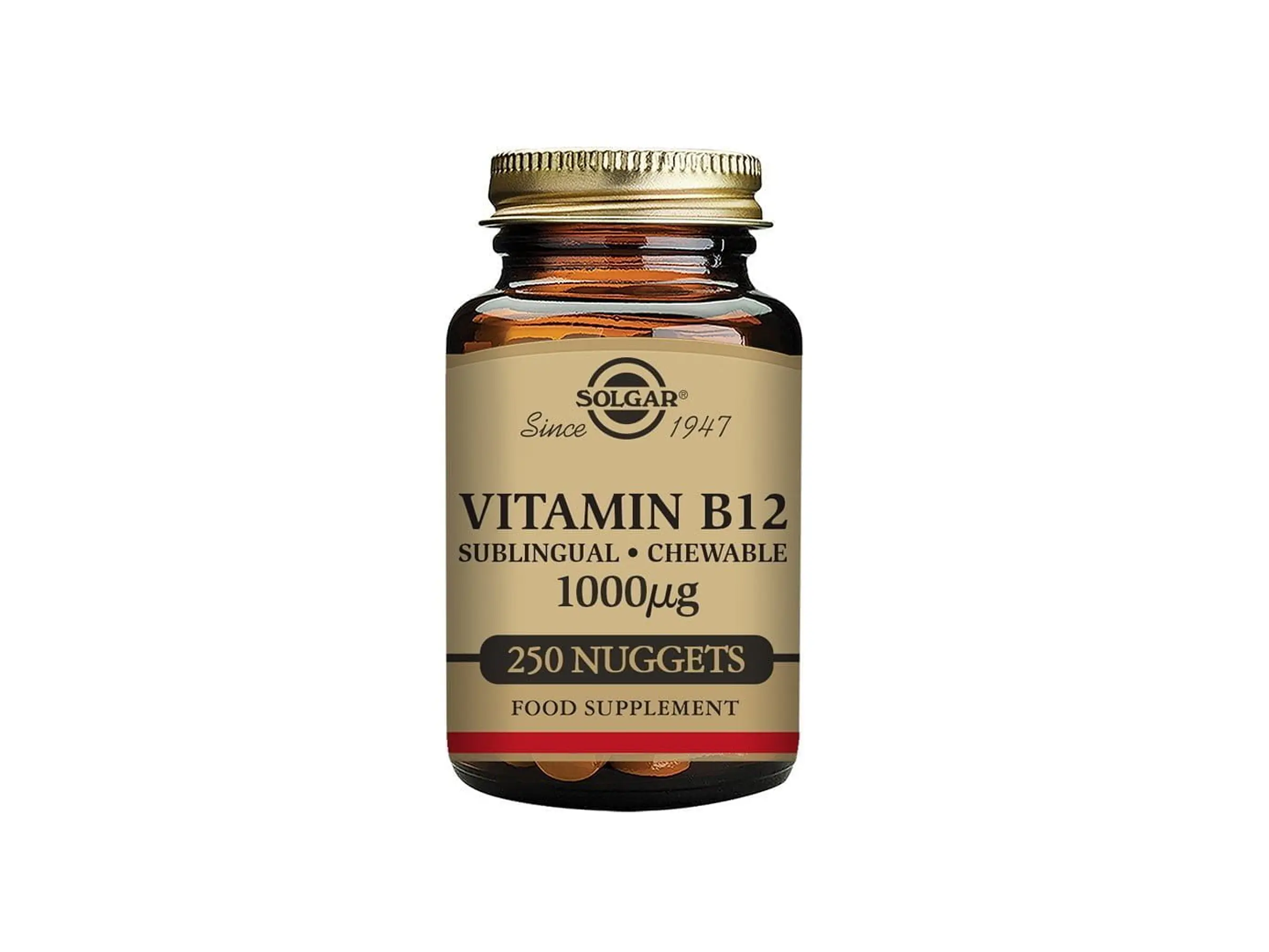 Vitamina B12 1000 µg 250 Comprimidos Solgar 1