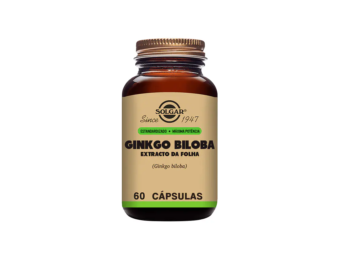 Ginkgo Biloba 60 Cápsulas Solgar 1