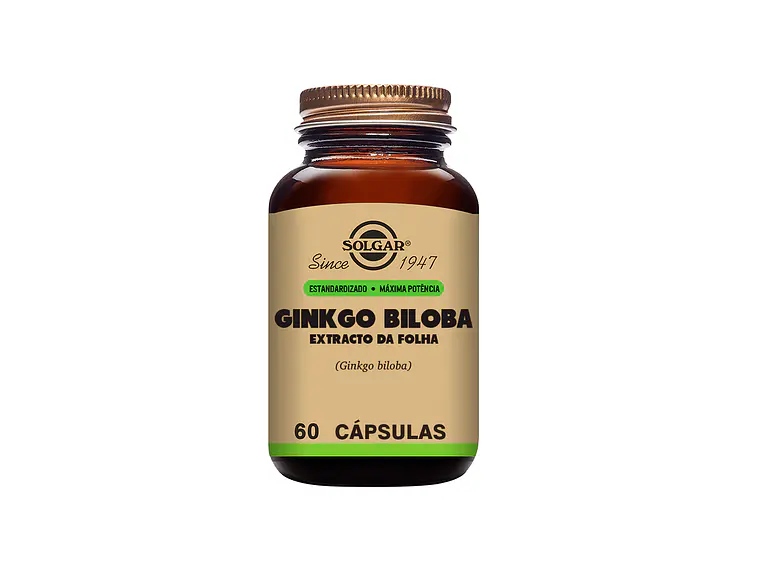 Ginkgo Biloba 60 Cápsulas Solgar 1