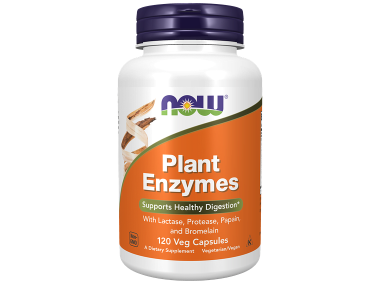 Plant Enzymes 120 Cápsulas Now 1