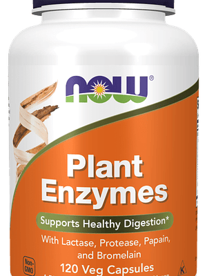 Plant Enzymes 120 Cápsulas Now