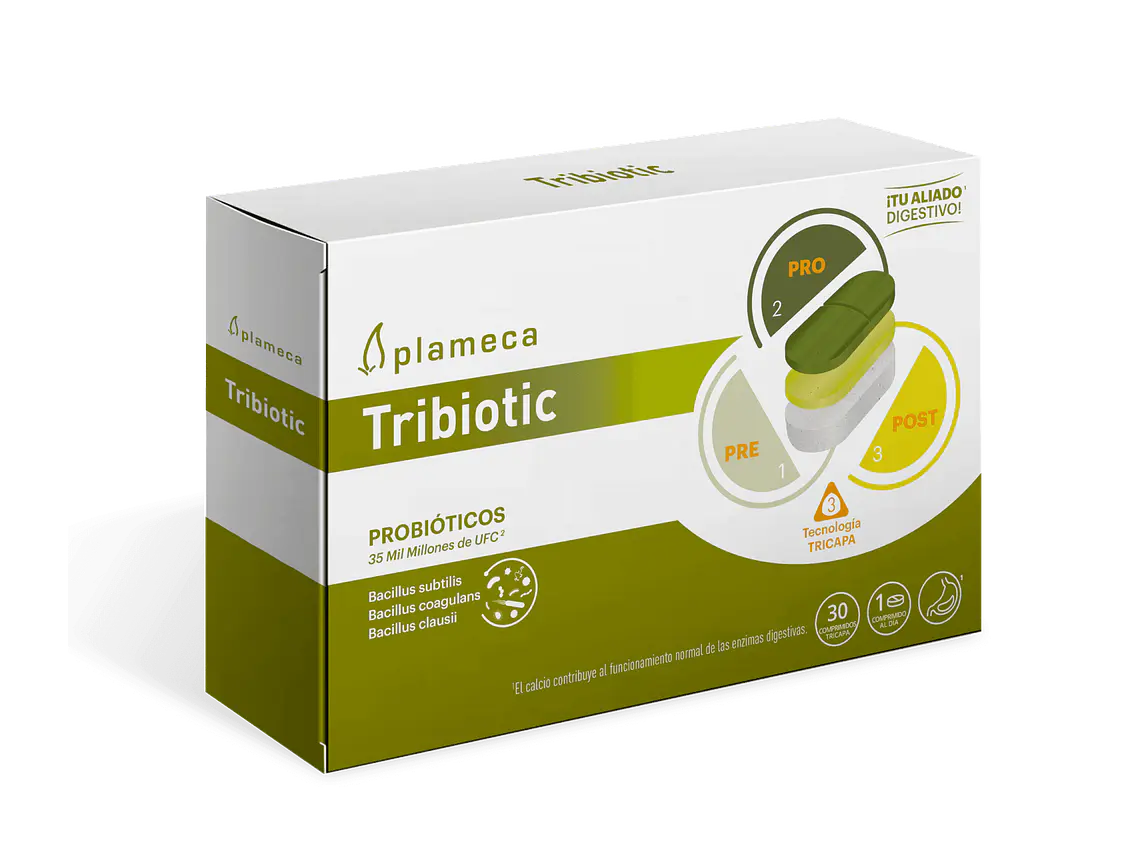 Tribiotic 30 Comprimidos Plameca 1