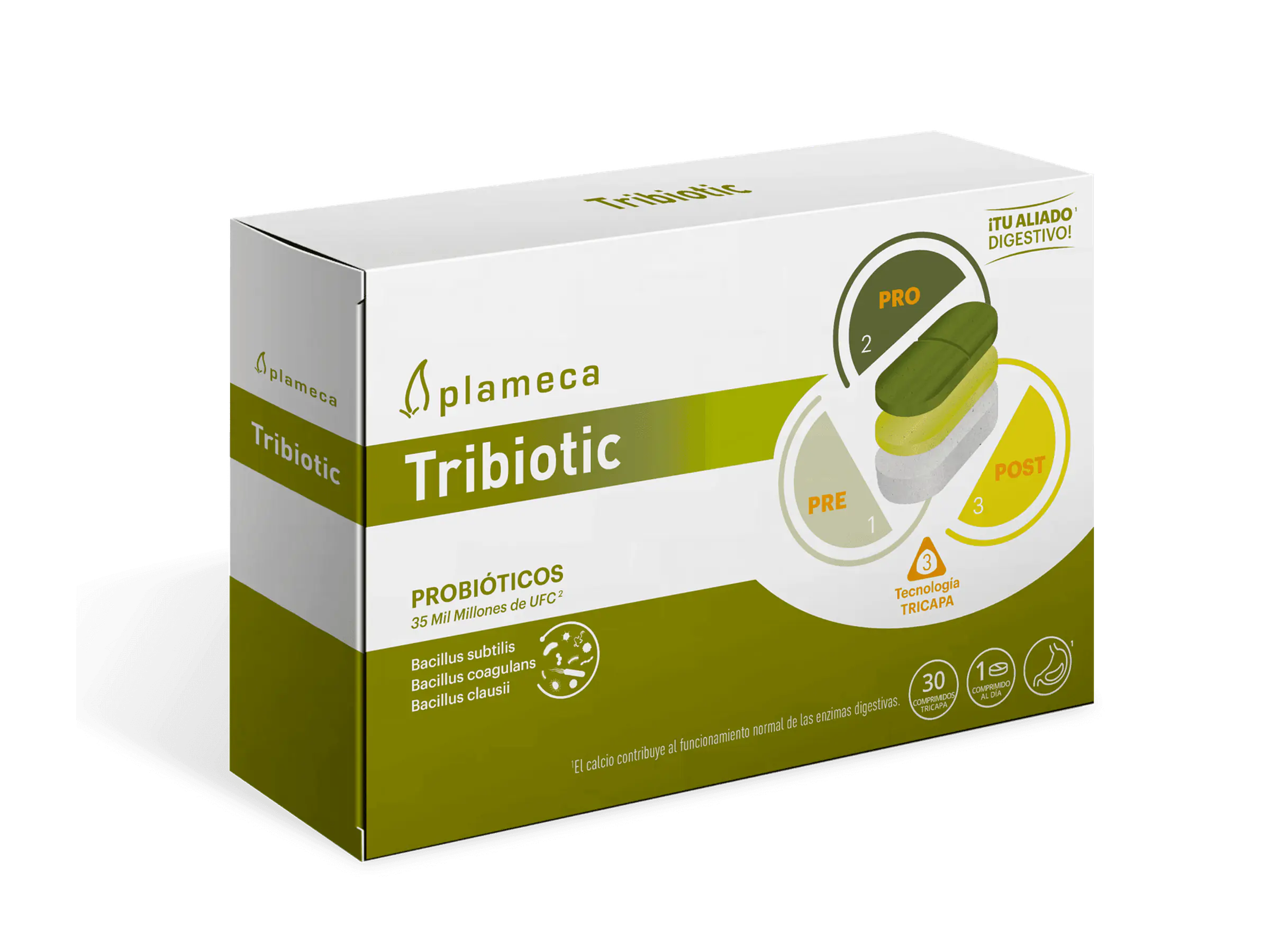 Tribiotic 30 Comprimidos Plameca 1