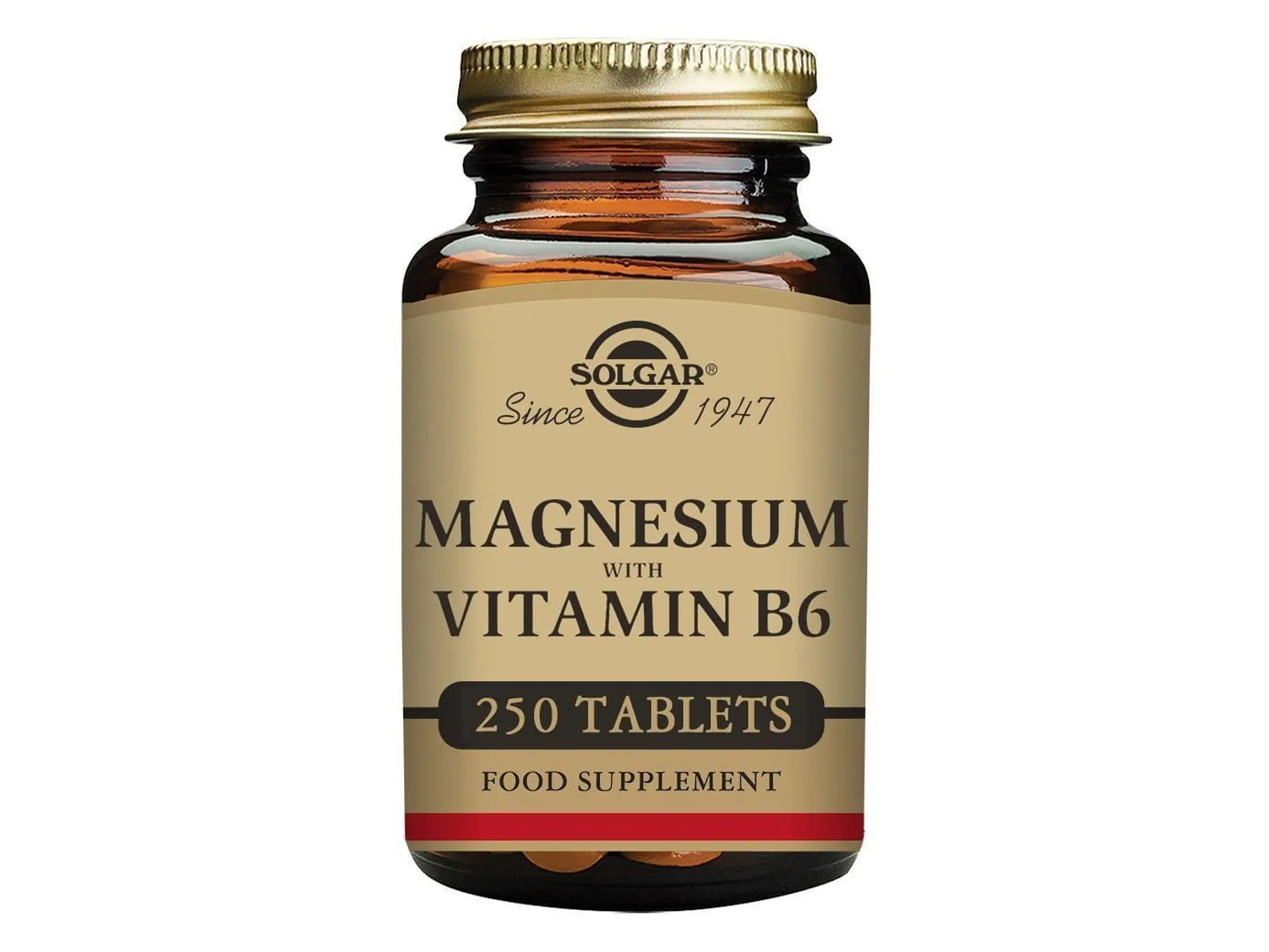 Magnésio com Vitamina B6 250 Comprimidos Solgar 1