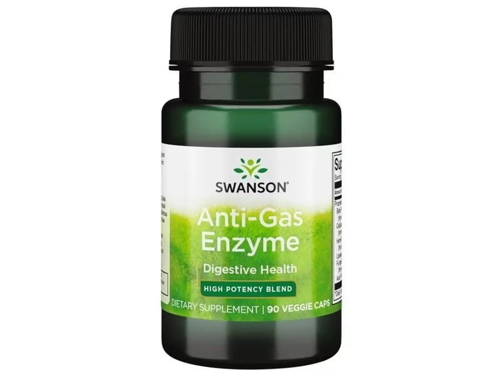 Anti-Gas Enzyme 90 Cápsulas  Swanson 1