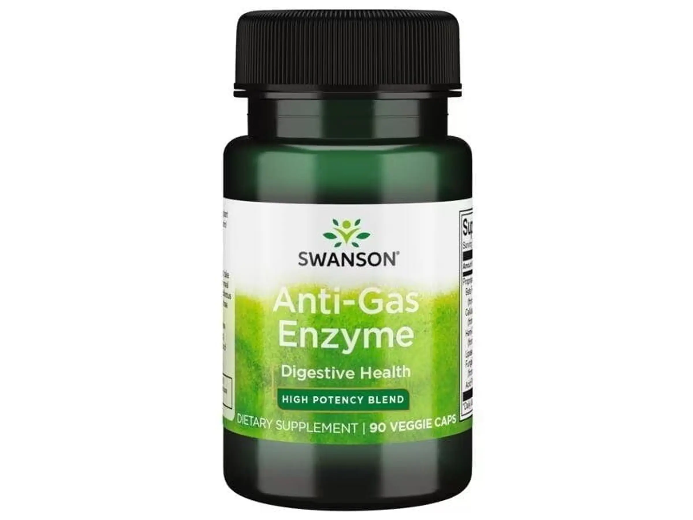 Anti-Gas Enzyme 90 Cápsulas  Swanson 1