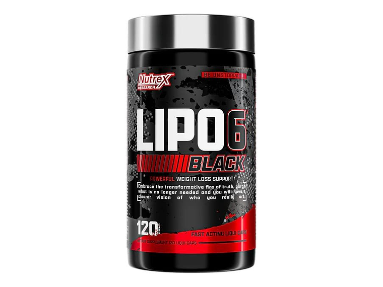 Lipo 6 Black 120 Cápsulas Nutrex 1