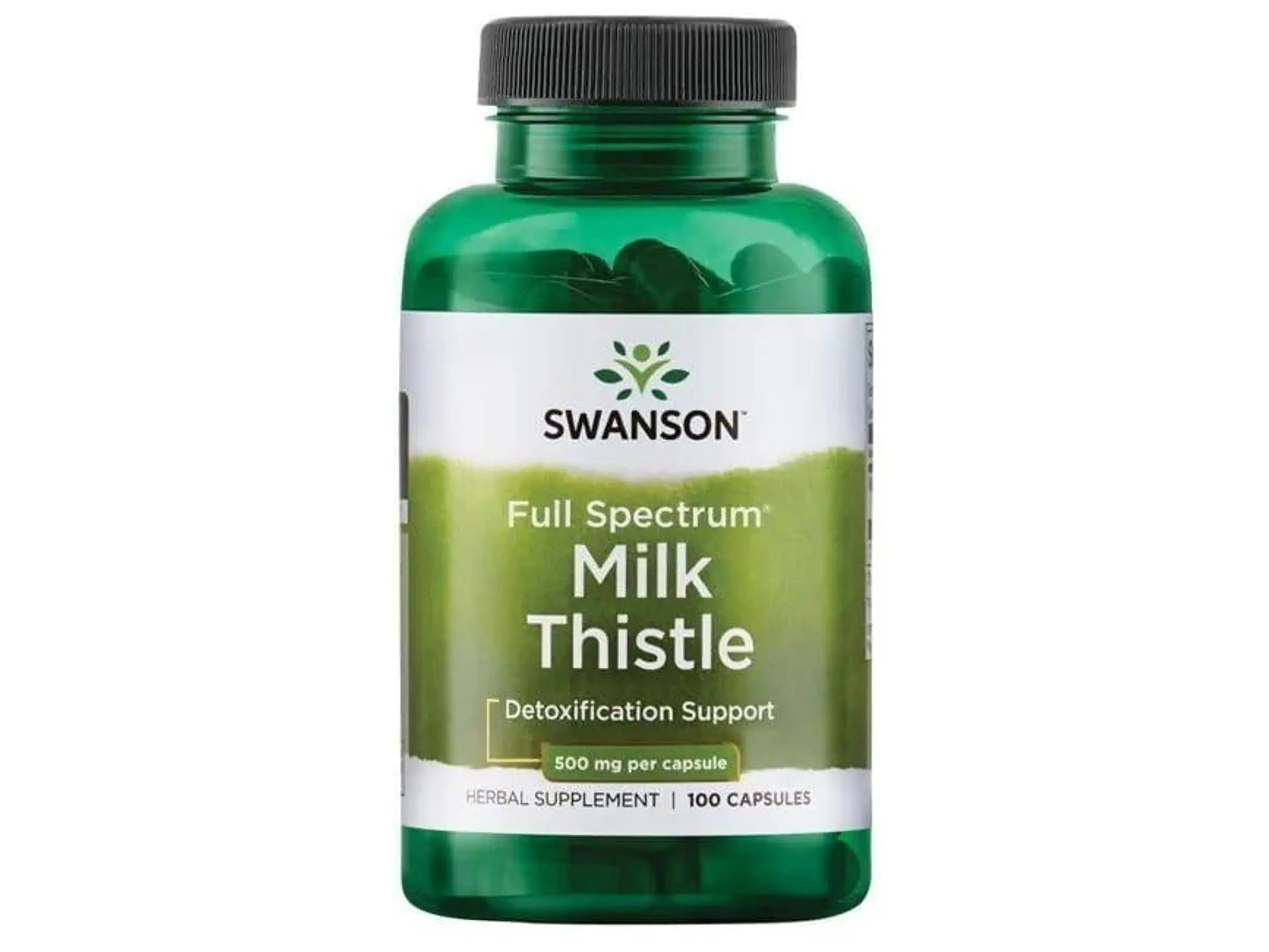 Full Spectrum Milk Thistle 500 Mg 100 Cápsulas Swanson 1