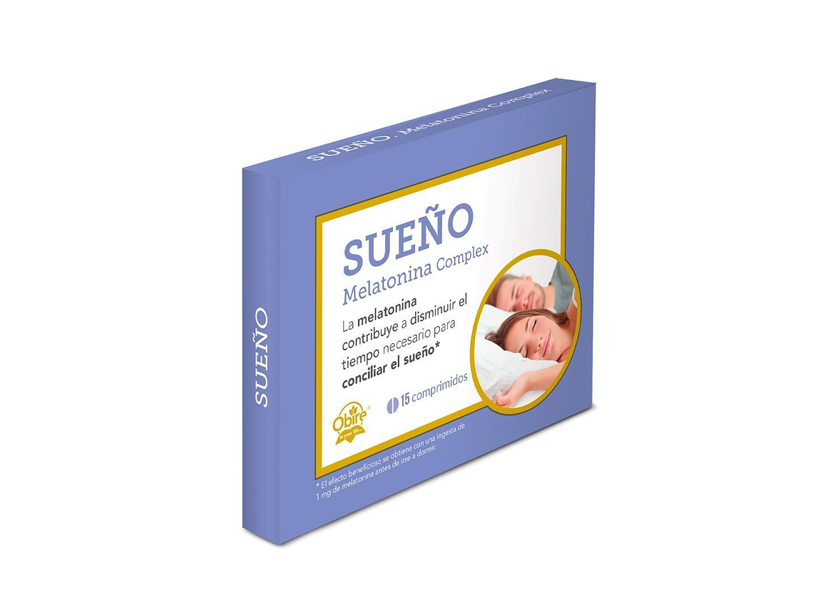 Melatonina Complex Sono 15 Comprimidos Obire 1