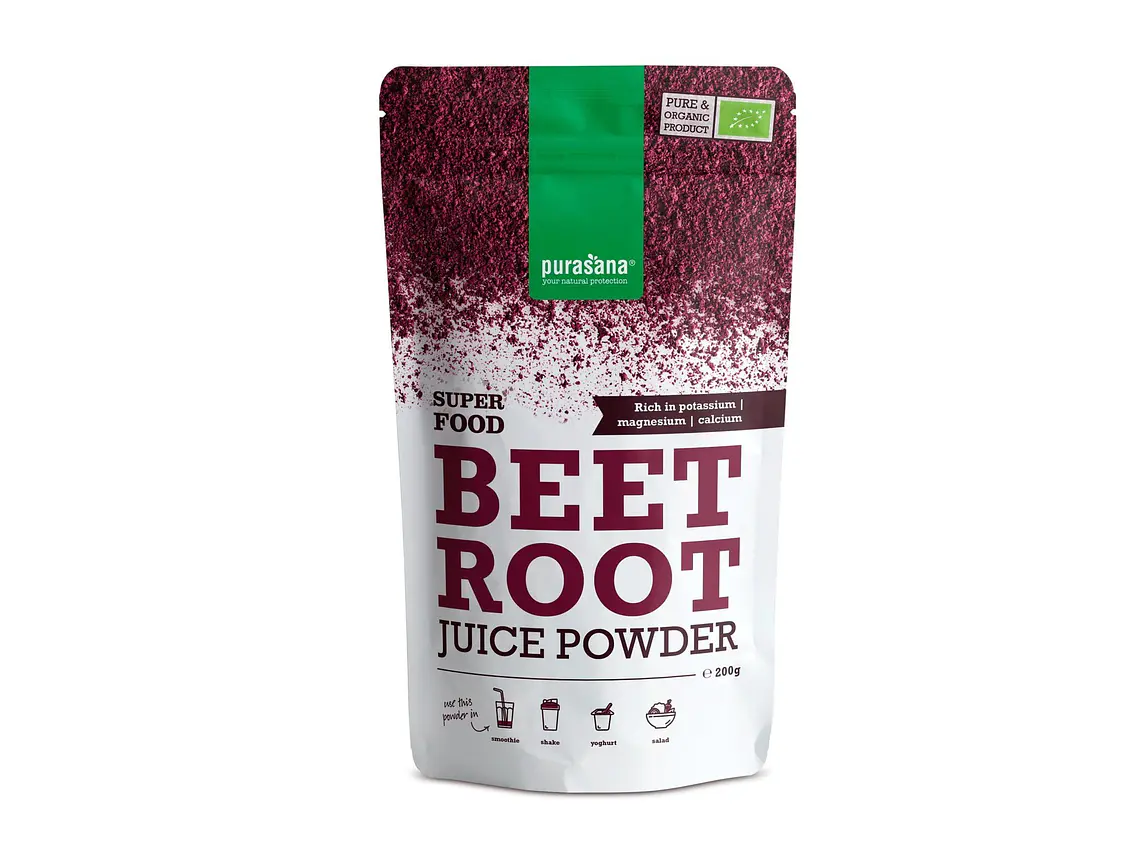 Beterraba em Pó Bio 200g Purasana 1