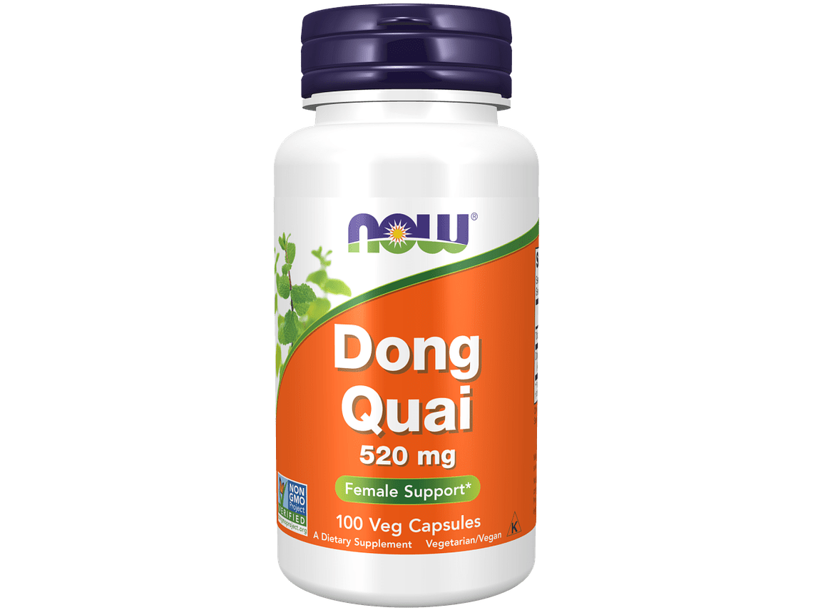 Dong Quai 520 mg 100 Cápsulas Now 1