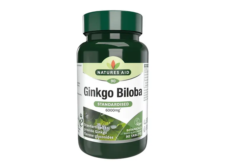 Ginkgo Biloba 120 Mg. 90 Comprimidos Natures Aid 1