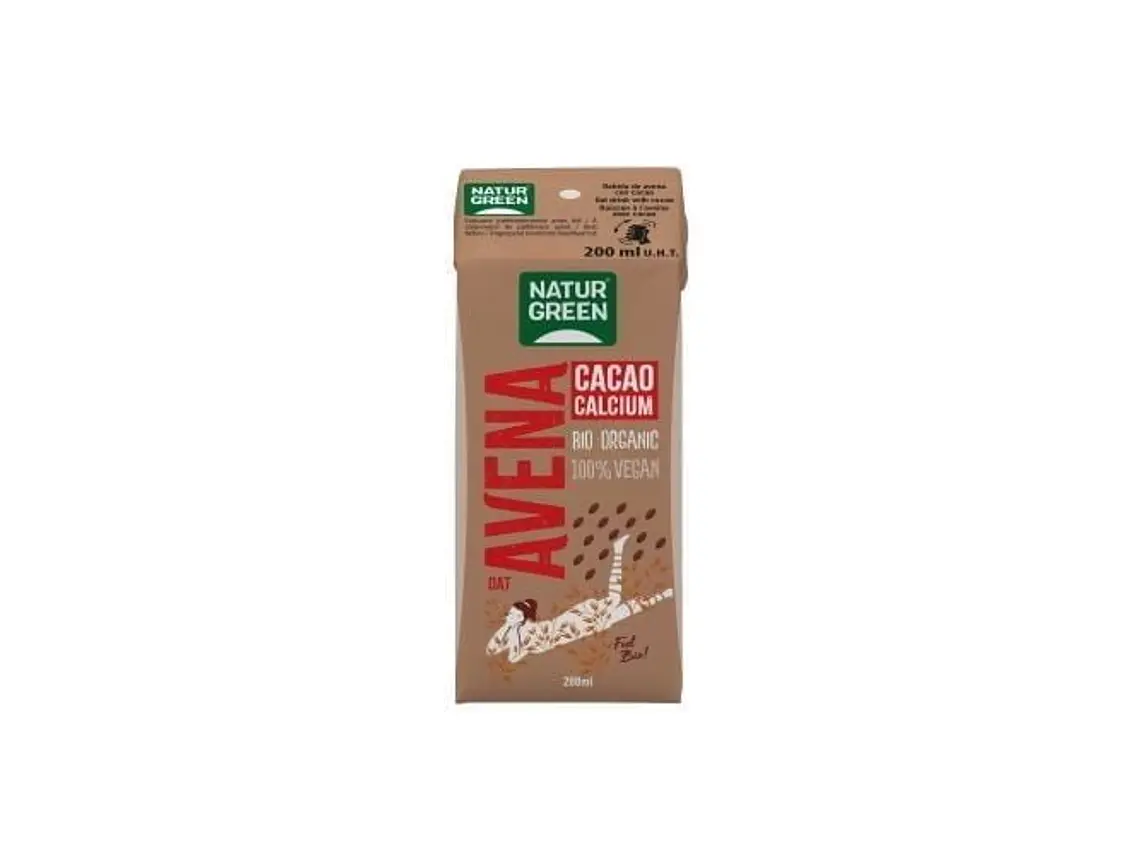 Bebida De Aveia C/ Cacau Bio Naturgreen 1