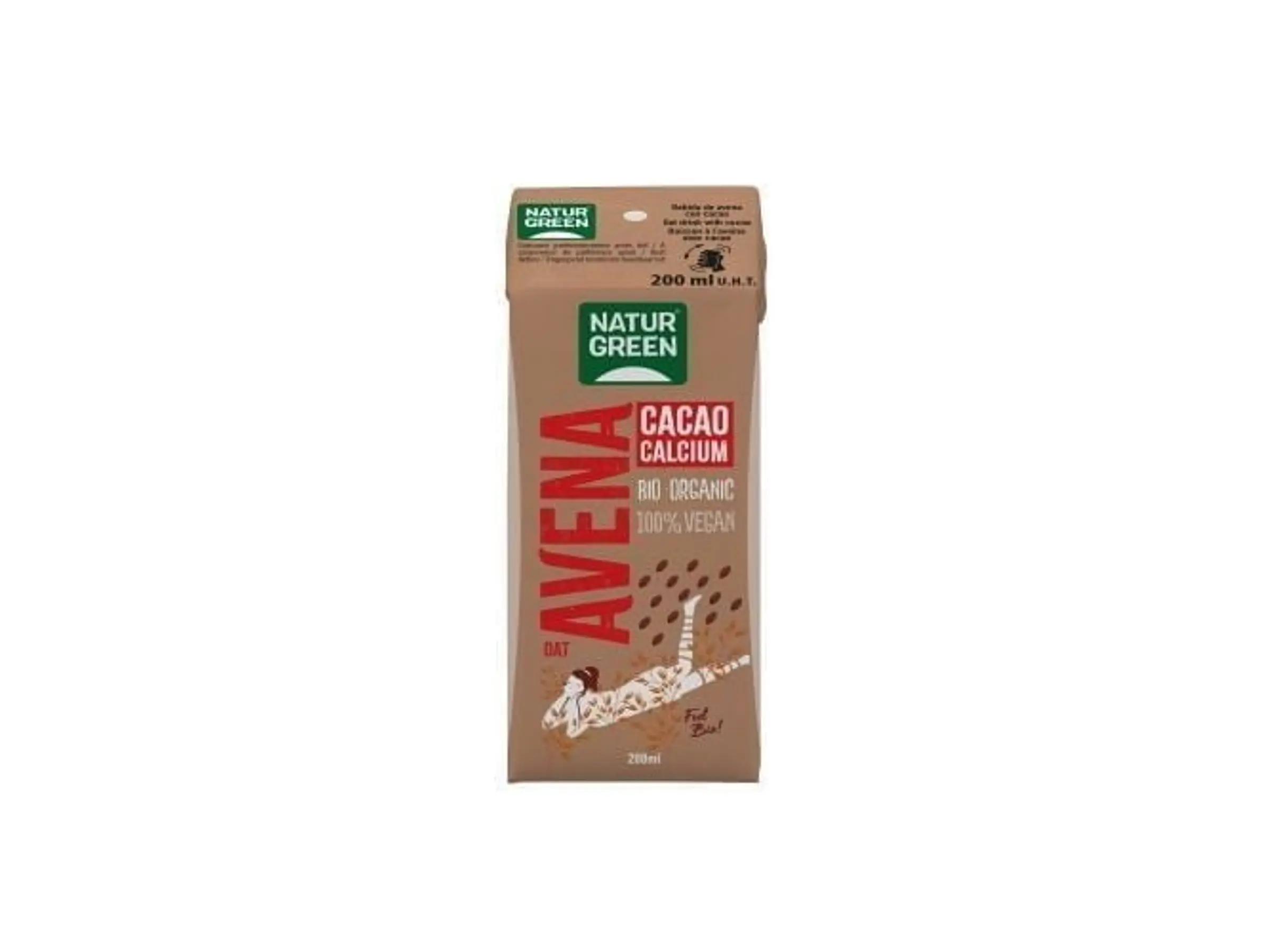 Bebida De Aveia C/ Cacau Bio Naturgreen 1