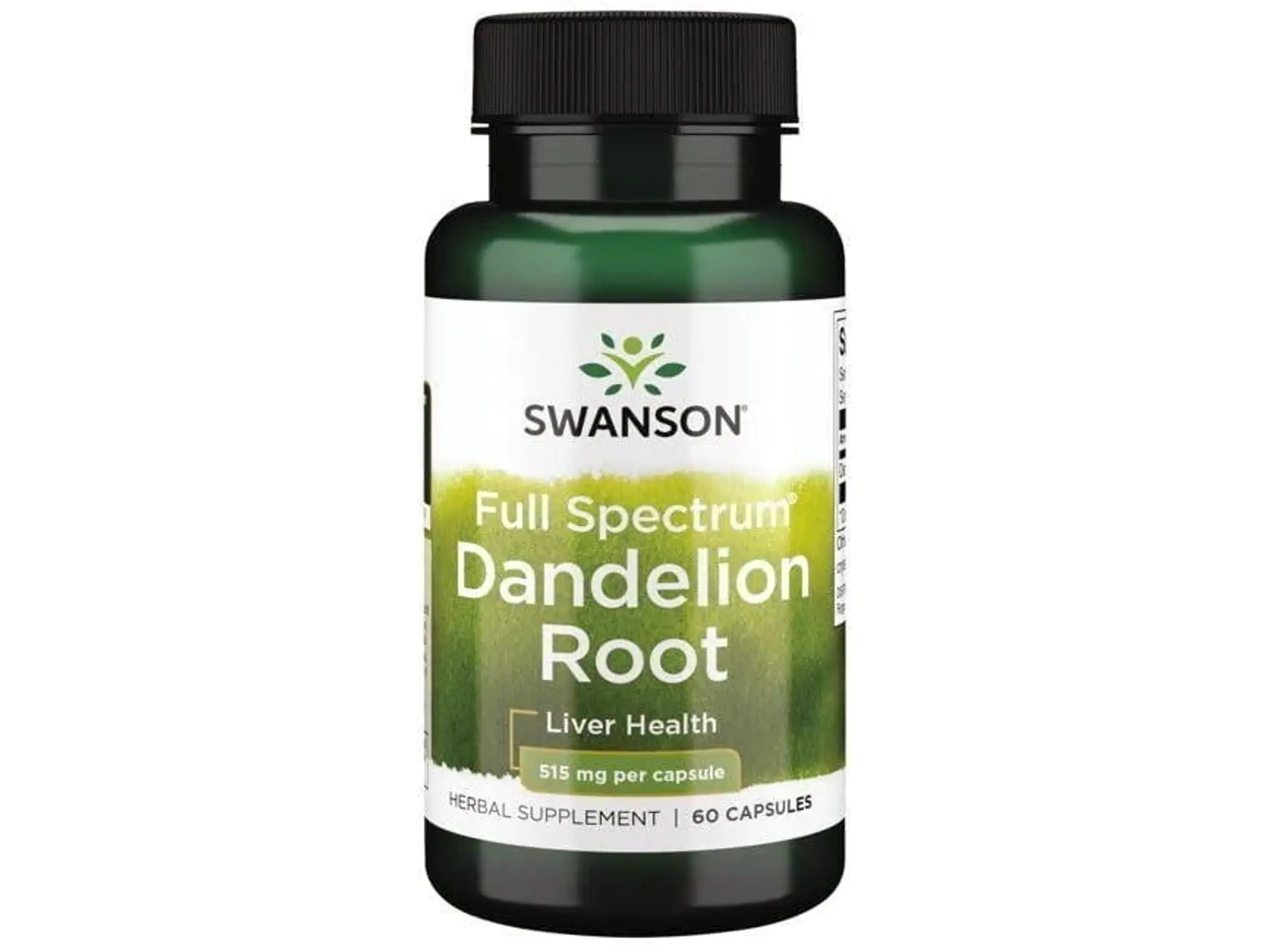 Full Spectrum Dandelion Root 515 Mg 60 Cápsulas  Swanson 1