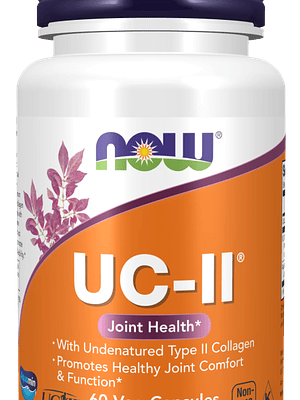 UC-II® Type II Collagen 60 Cápsulas Vegetais Now