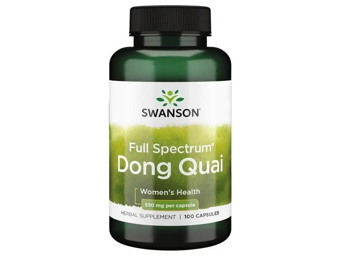 Full Spectrum Dong Quai 530 Mg 100 Cápsulas  Swanson 1