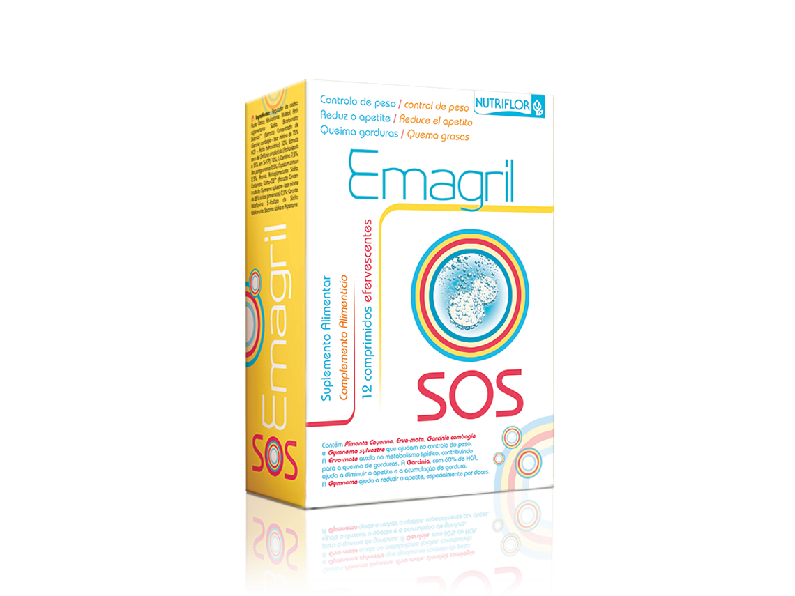 Emagril - SOS 12 Comprimidos Efervescentes Nutriflor 1