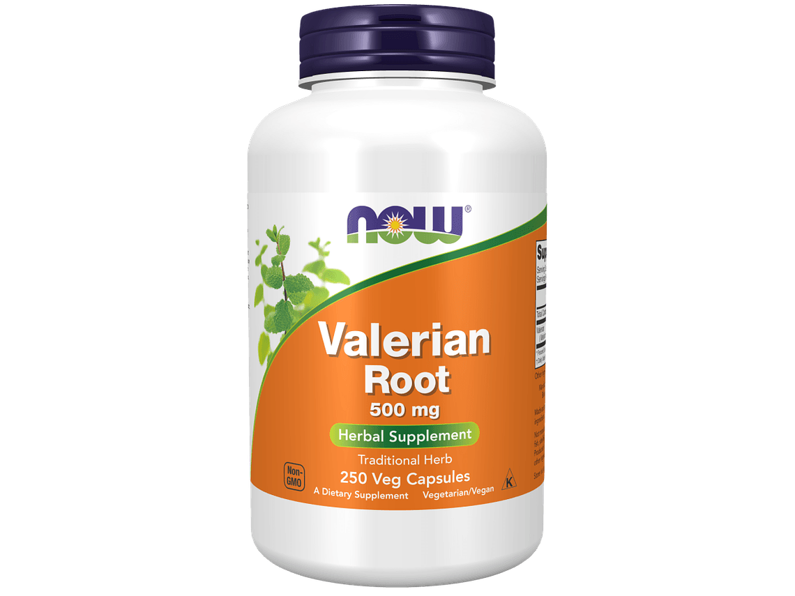 Valerian Root 500 mg 250 Cápsulas Now 1