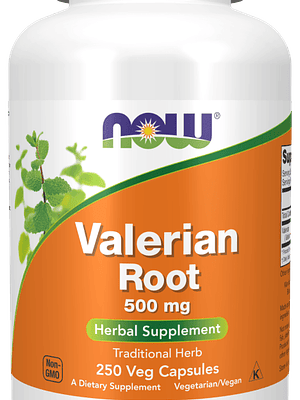Valerian Root 500 mg 250 Cápsulas Now