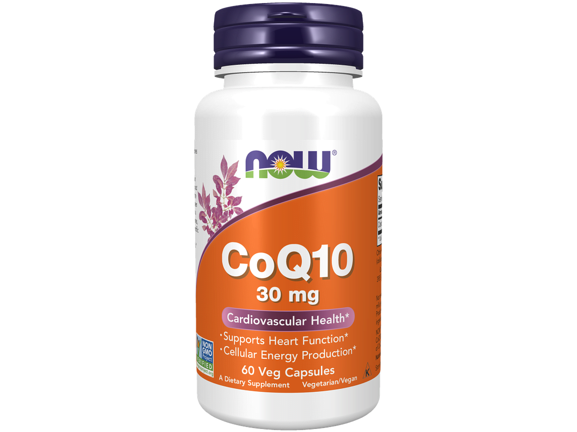 CoQ10 30 Mg 60 Cápsulas Now 1