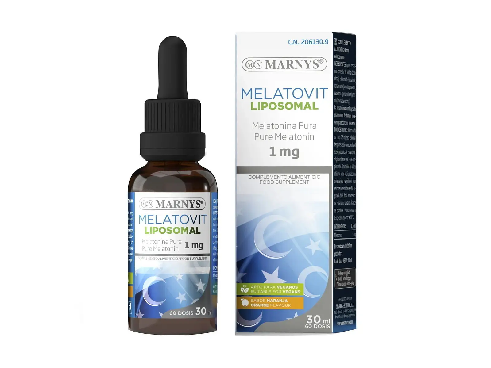 Melatovit Lipossomal 1 Mg 30 Ml. Marnys 1